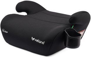 Бустер VELANO Caro 125&ndash;150 см, підстаканник, black 48140 фото
